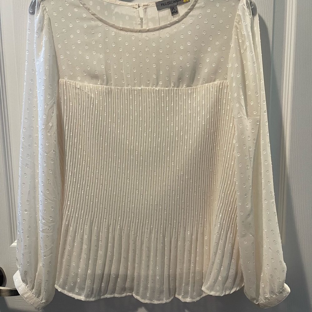 Ladies dressy long sleeve blouse